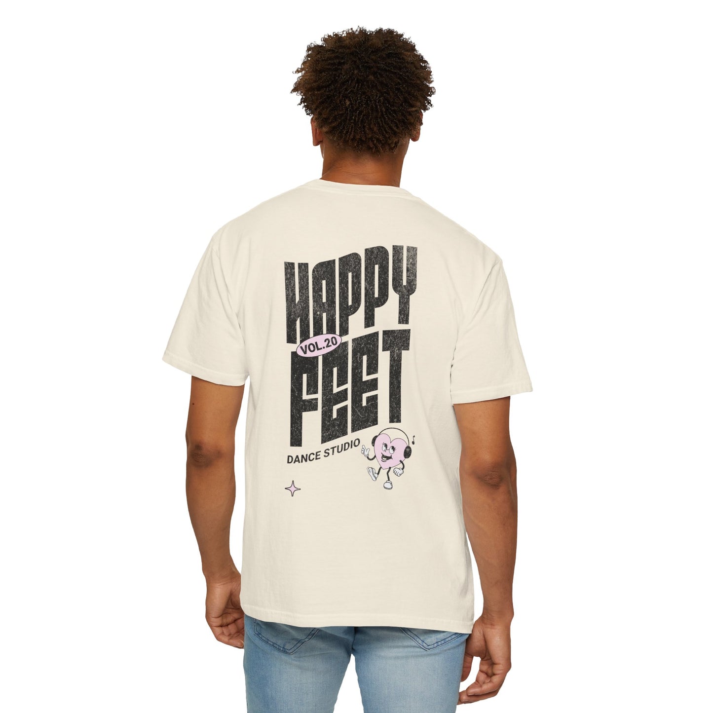 Adult Happy Feet Vintage Tee