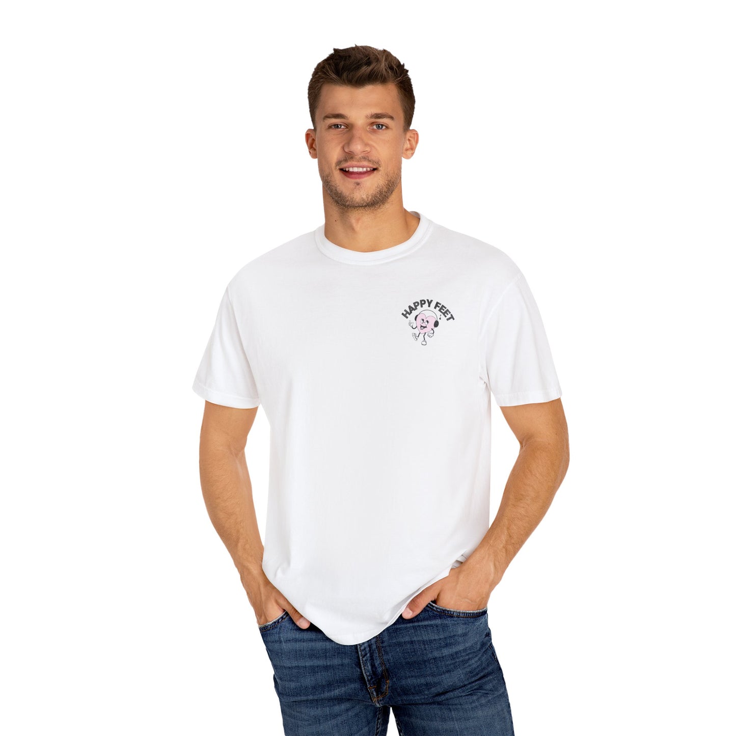 Adult Happy Feet Vintage Tee
