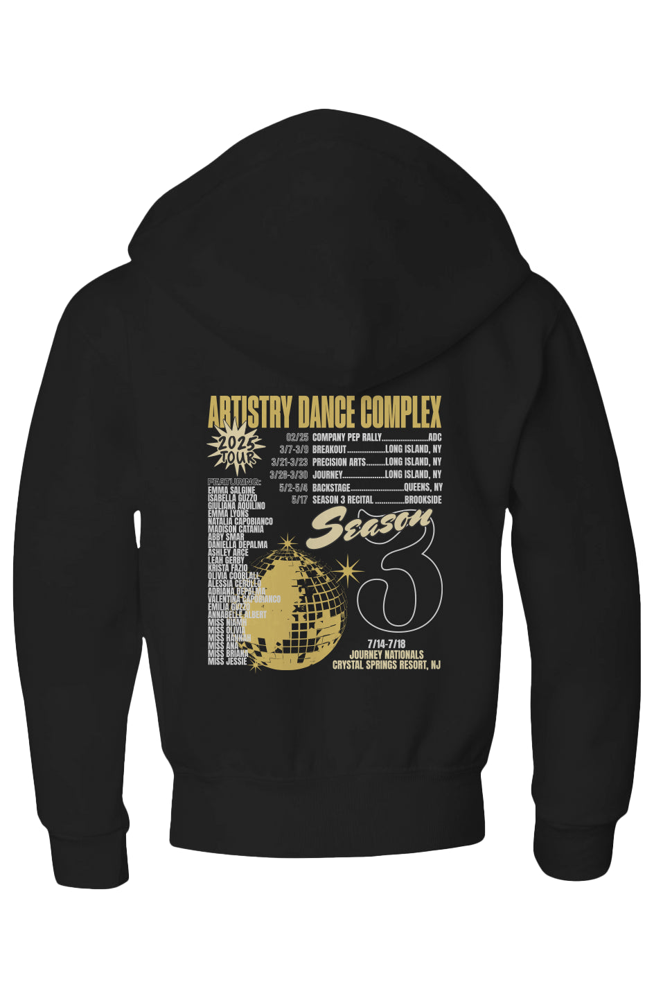 NuBlend® Youth Full-Zip Hooded Sweatshirt