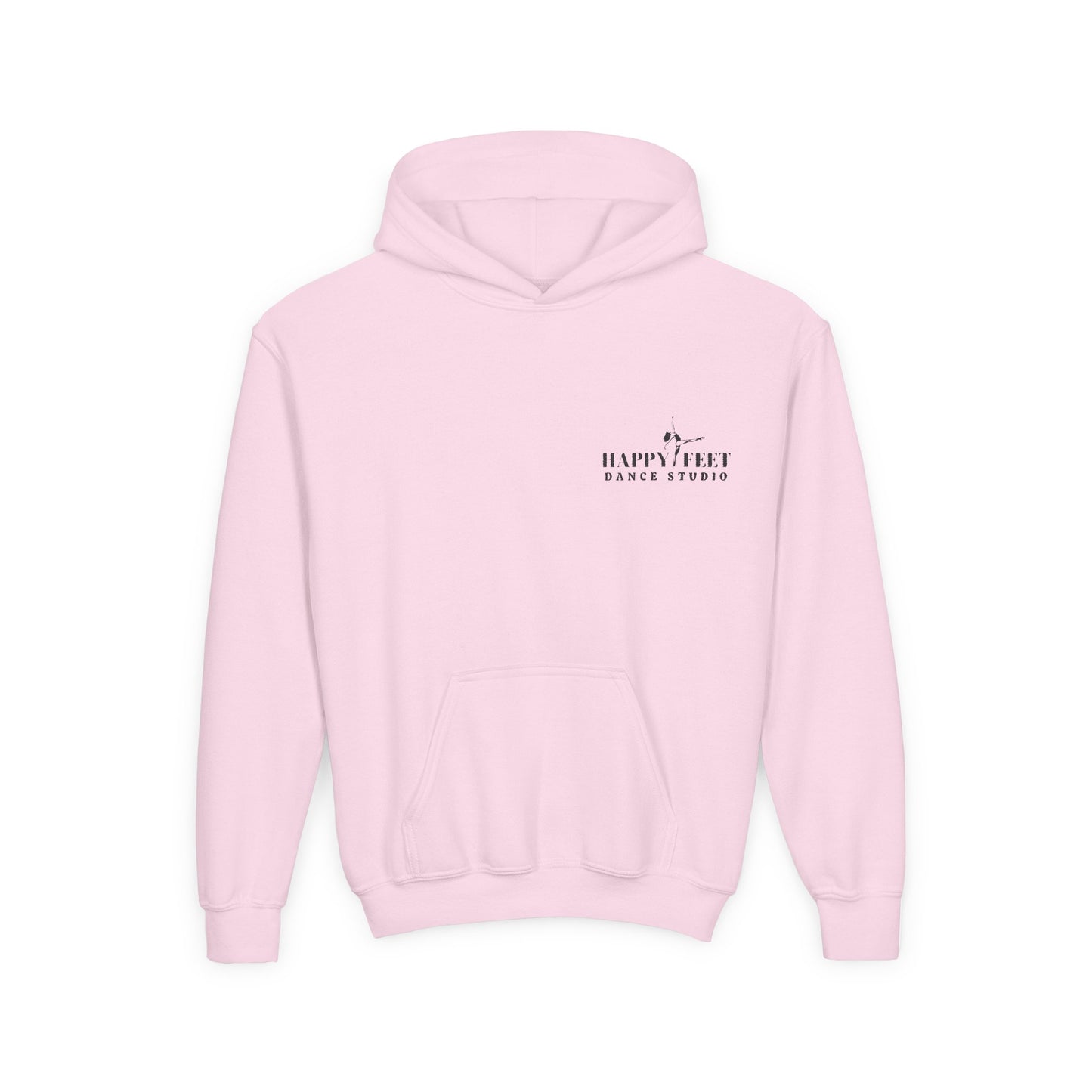 Youth Embroidered Hoodie in Pink
