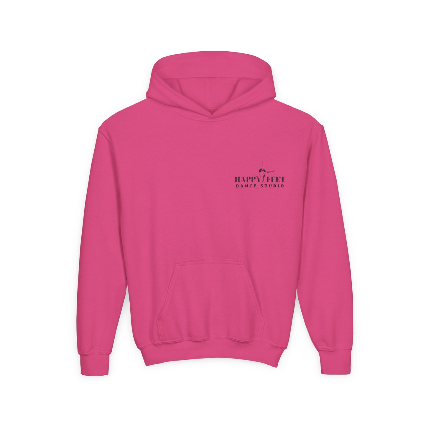 Youth Embroidered Hoodie in Pink