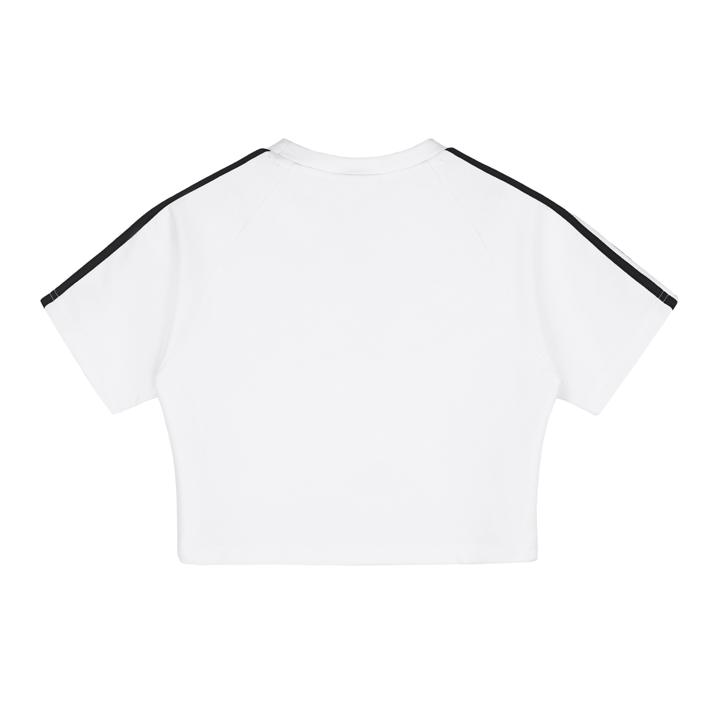 Adult Cropped Tee in White