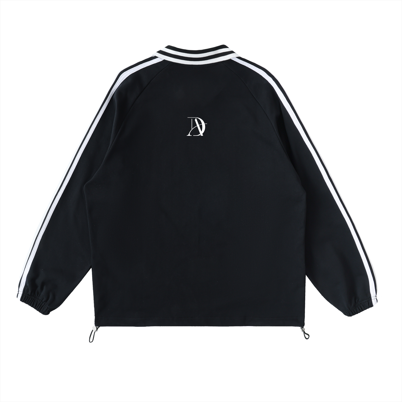 Adult Social Club Crewneck in White in Black