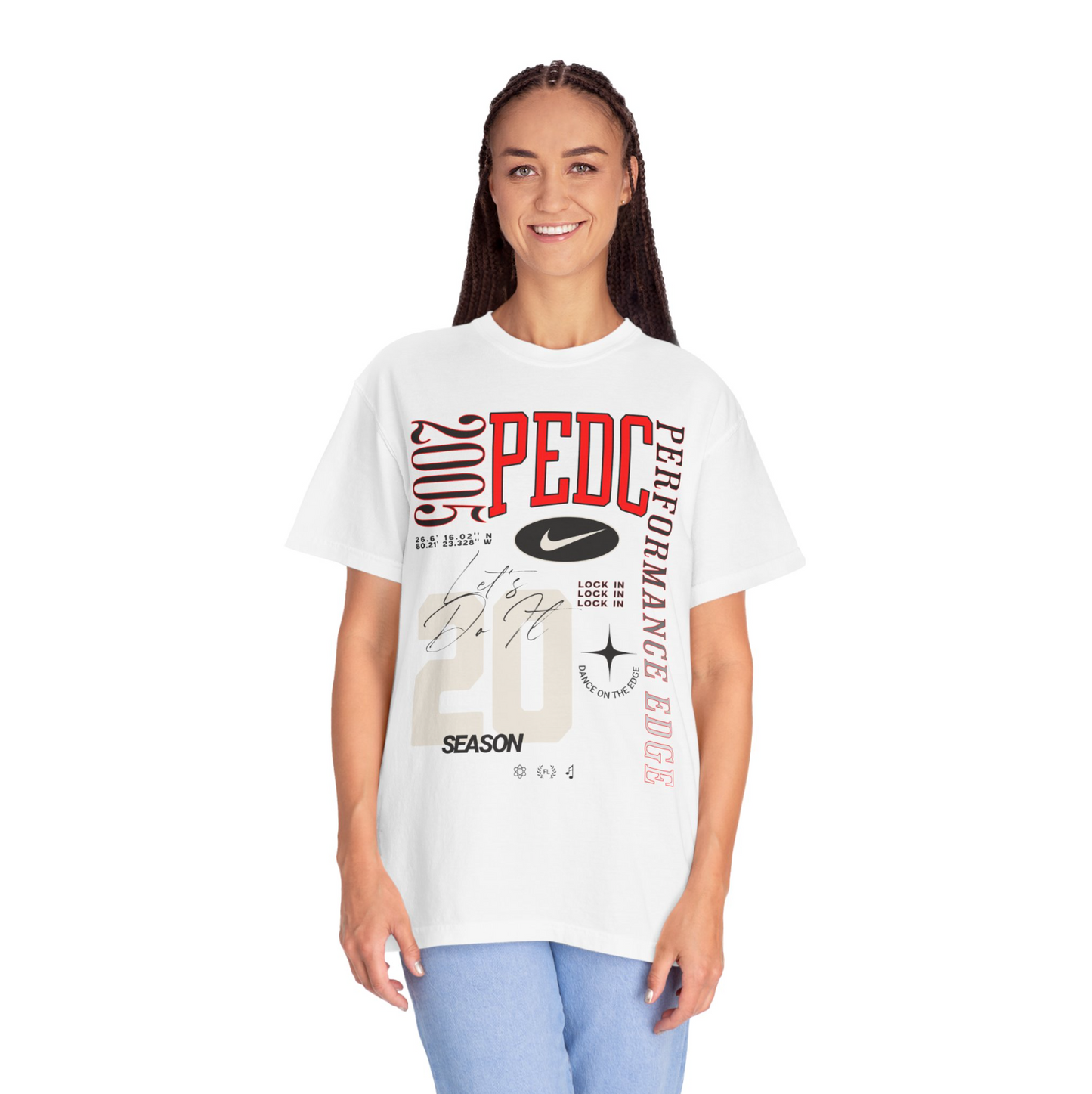Adult Nike Style Tee in White