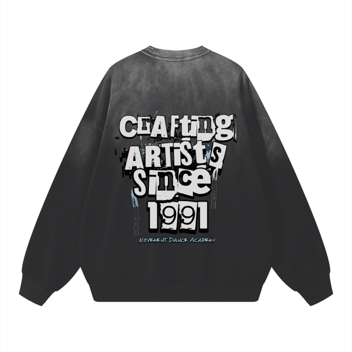 Adult Vintage Acid Wash Crewneck