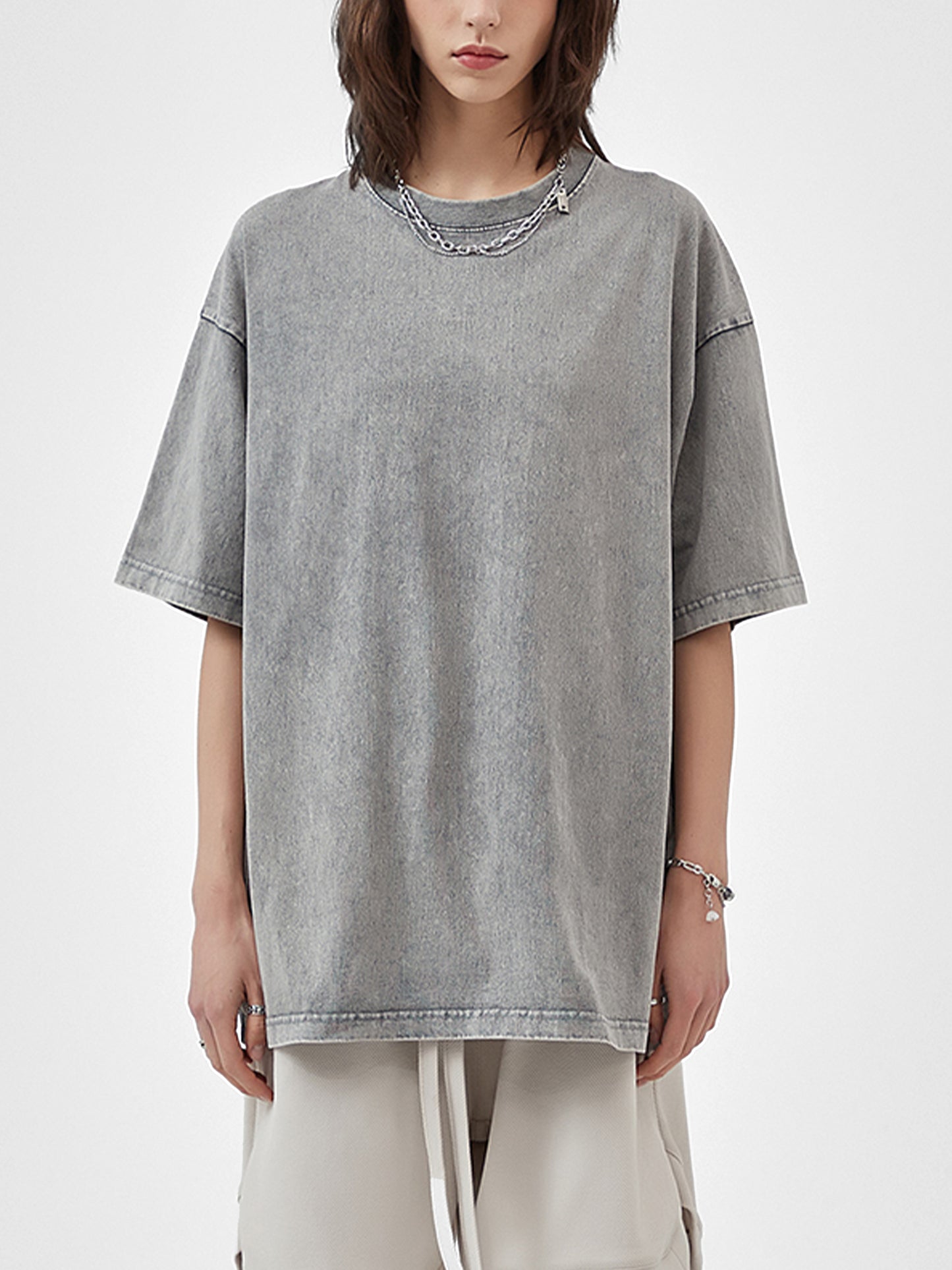 Oversized Acid Washed Tee
