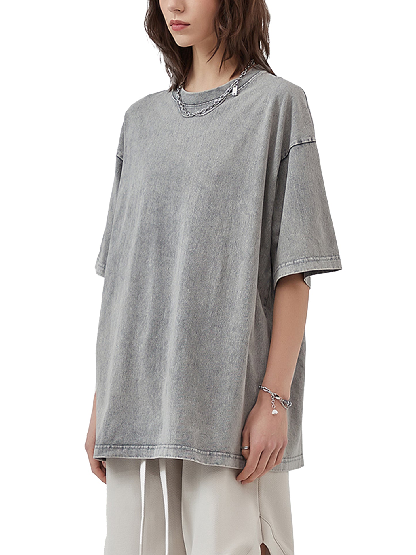 Oversized Acid Washed Tee