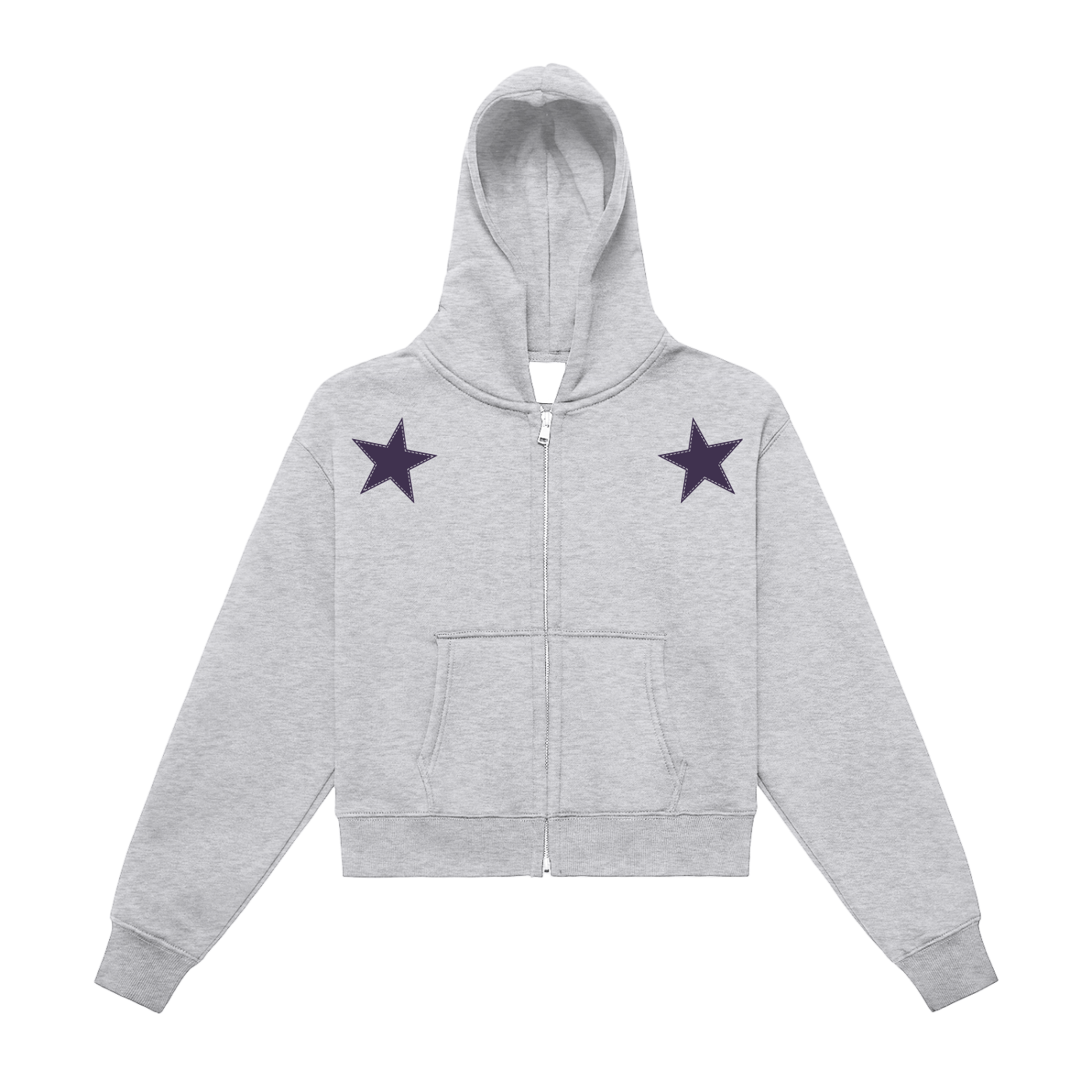 Adult All Star Zip-Up Cropped Hoodie