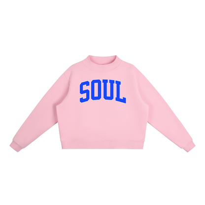 Adult Mock Neck Crewneck