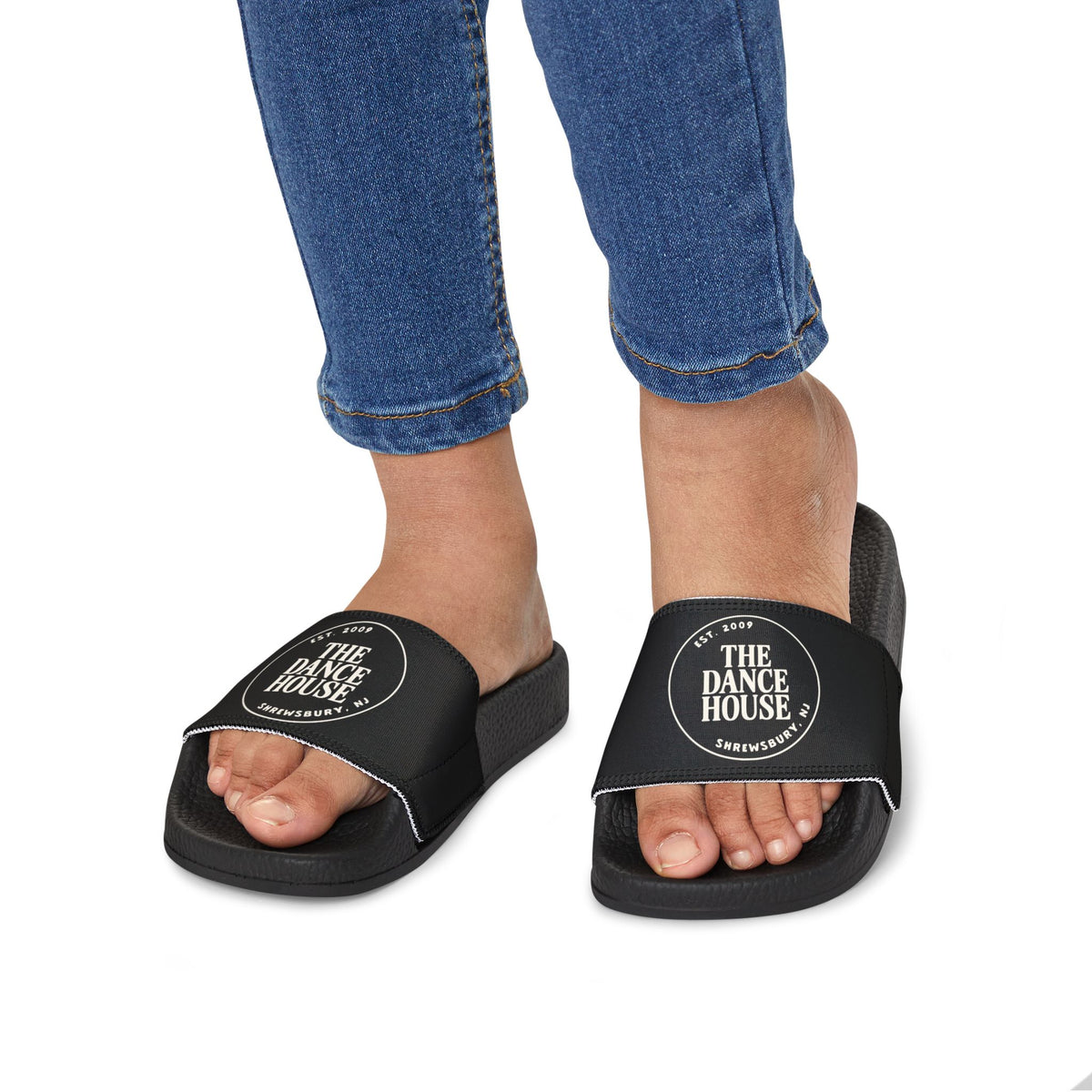 Youth Slides in Black