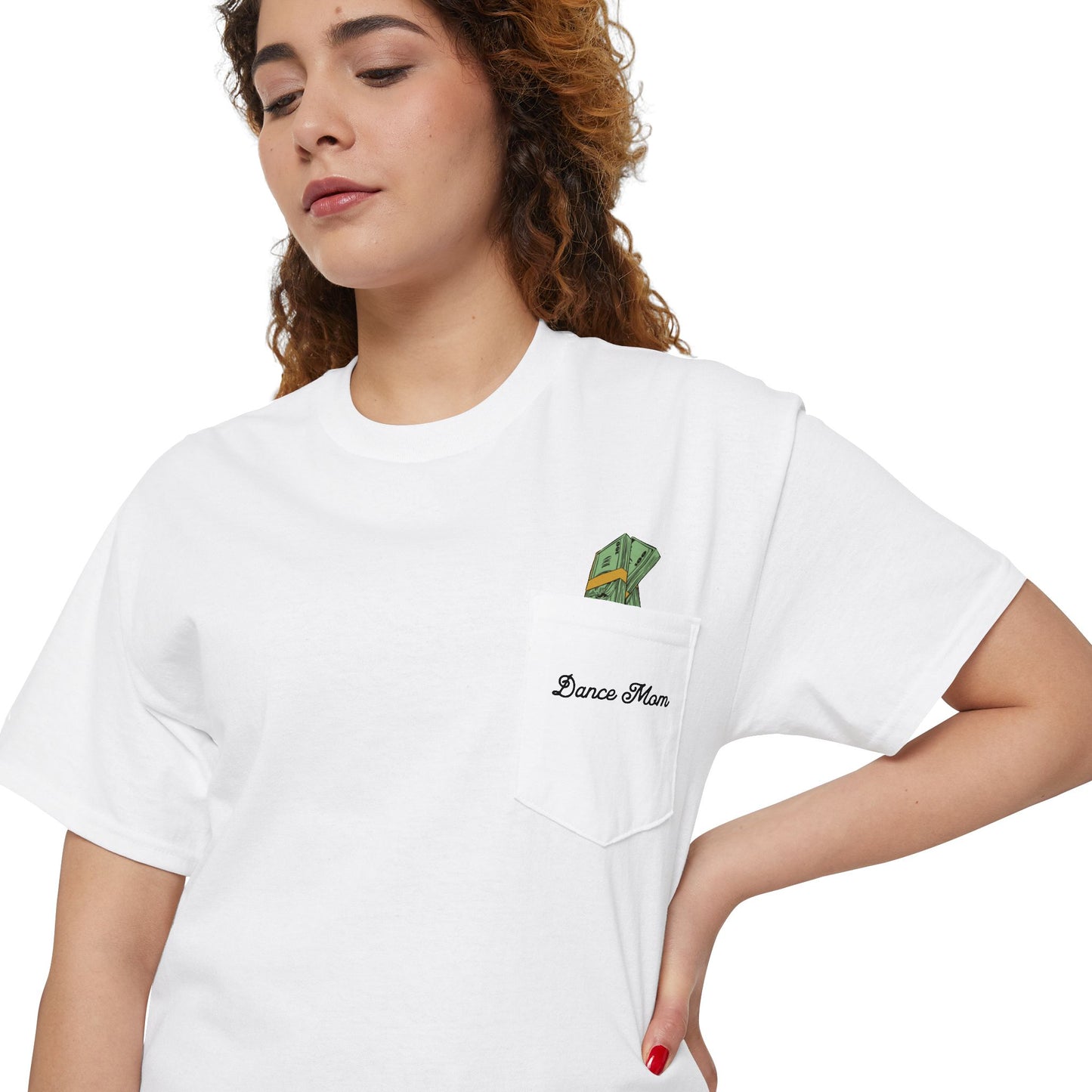 "It's Giving Dance Mom" Pocket Tee