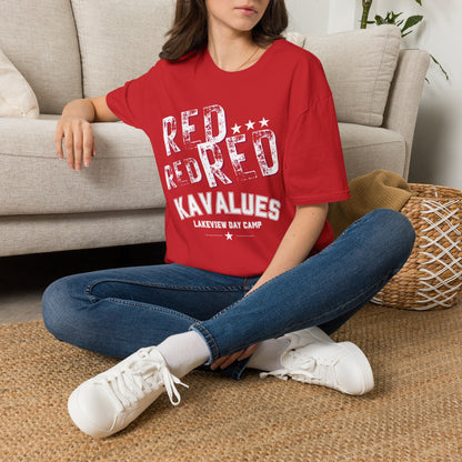 Adult Red Color War Tee