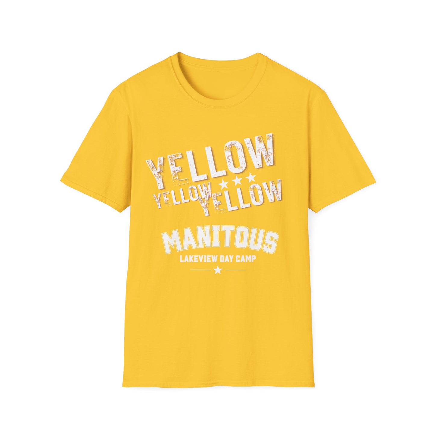 Adult Yellow Color War Tee