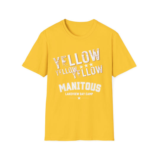 Adult Yellow Color War Tee
