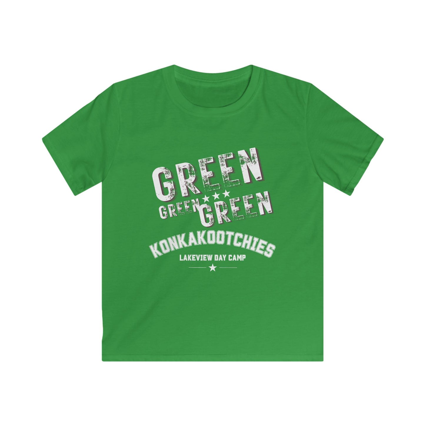 Youth Green Color War Tee