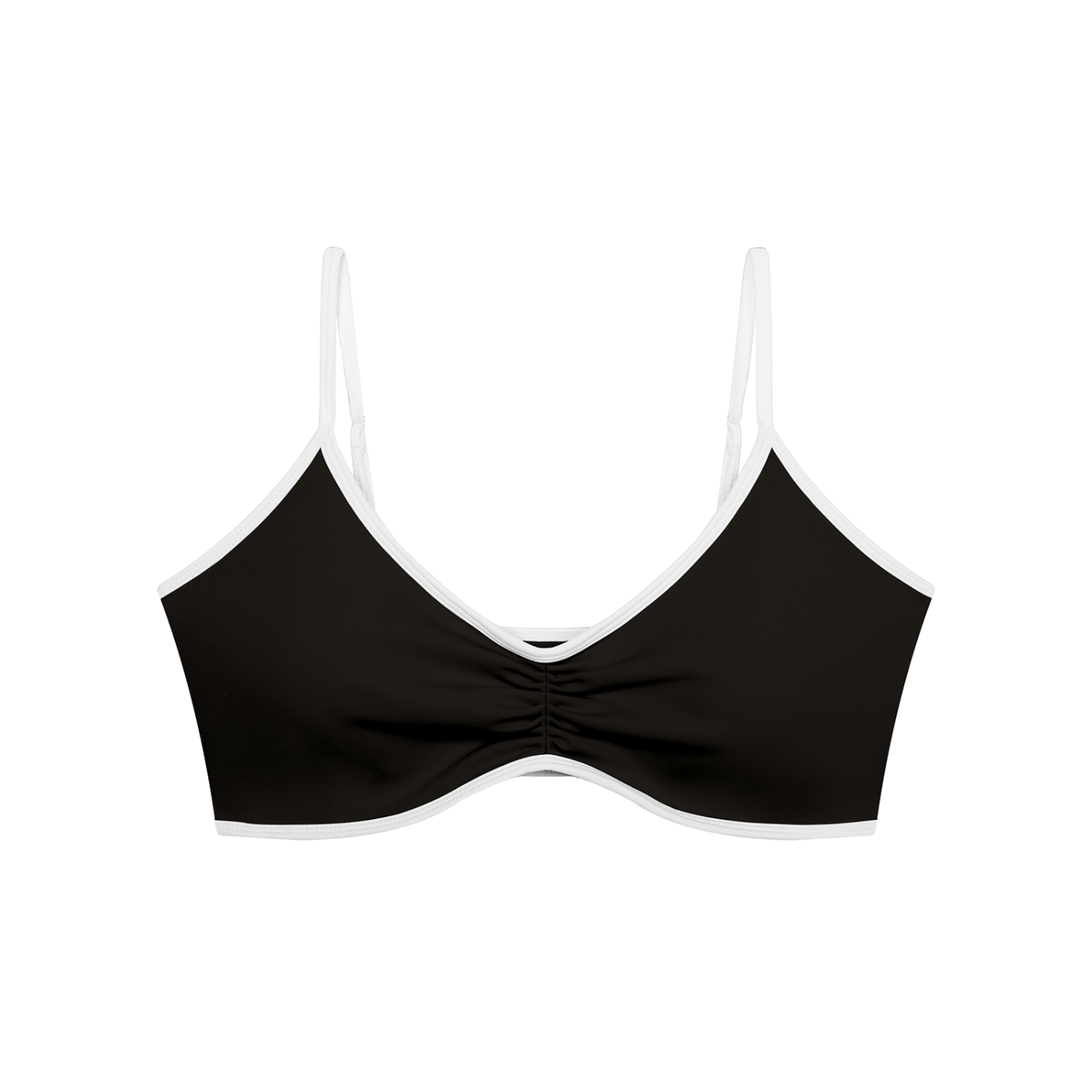 Adult Ruched V-Neck Sports Bra