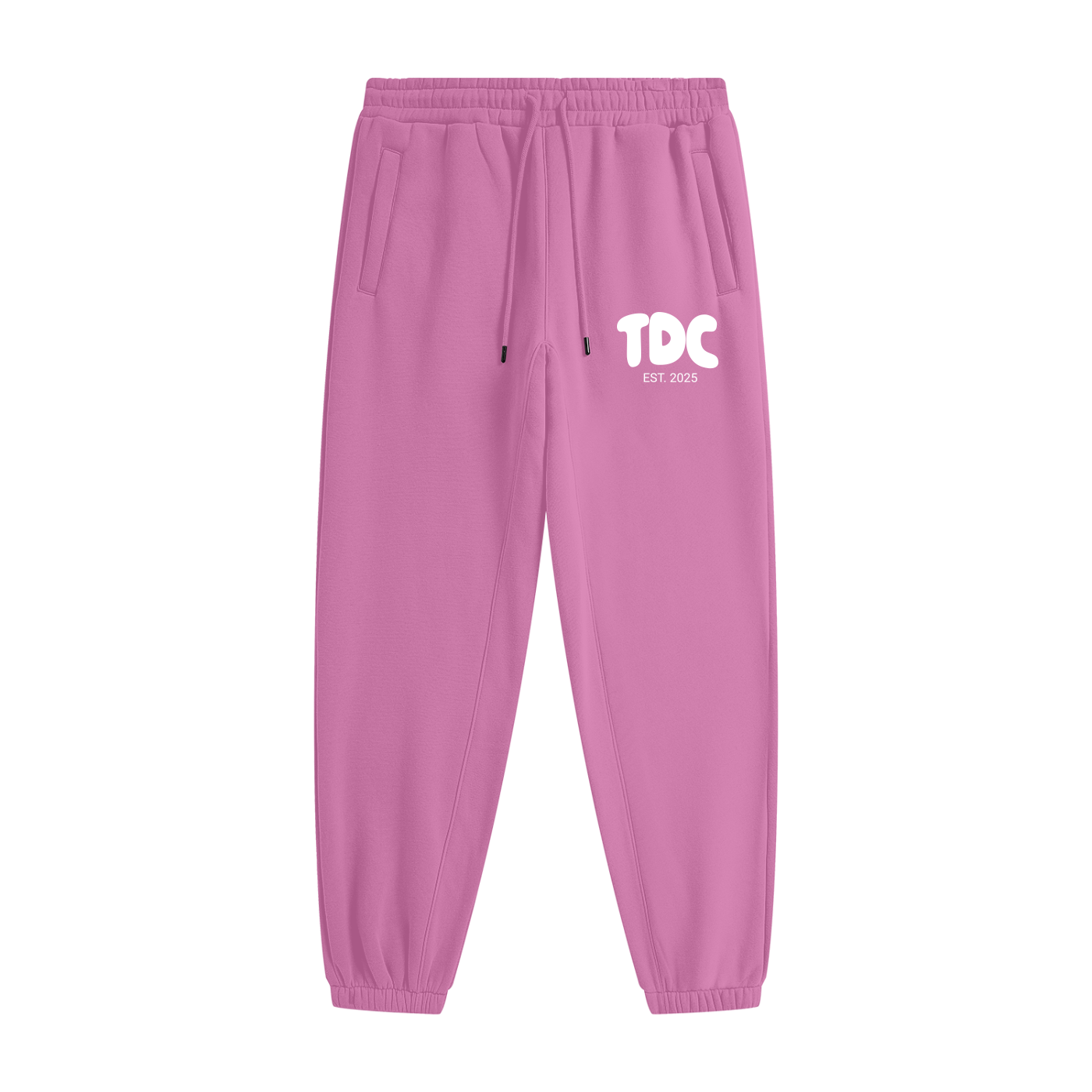 Adult White Fox Inspired Joggers in Pink