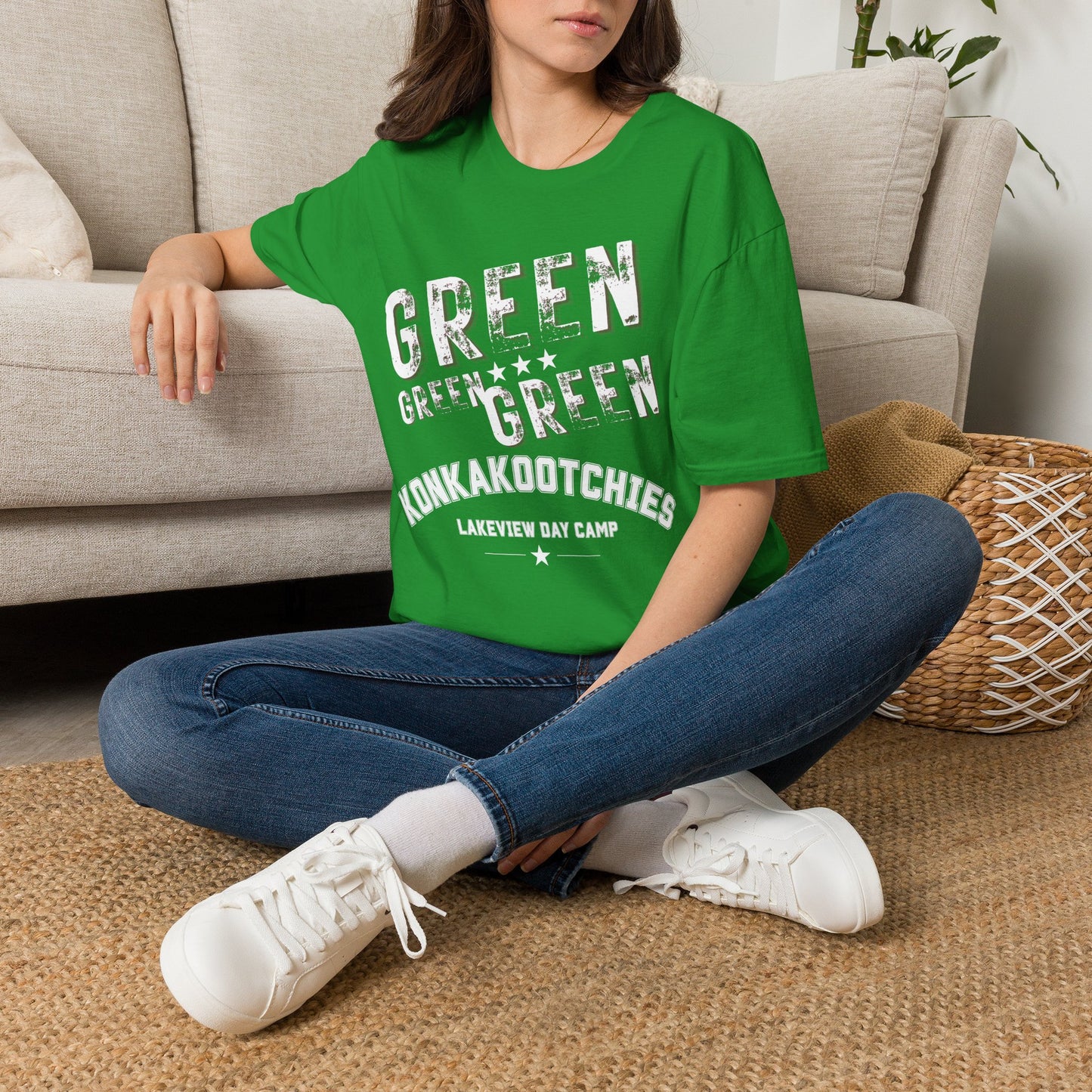 Adult Green Color War Tee