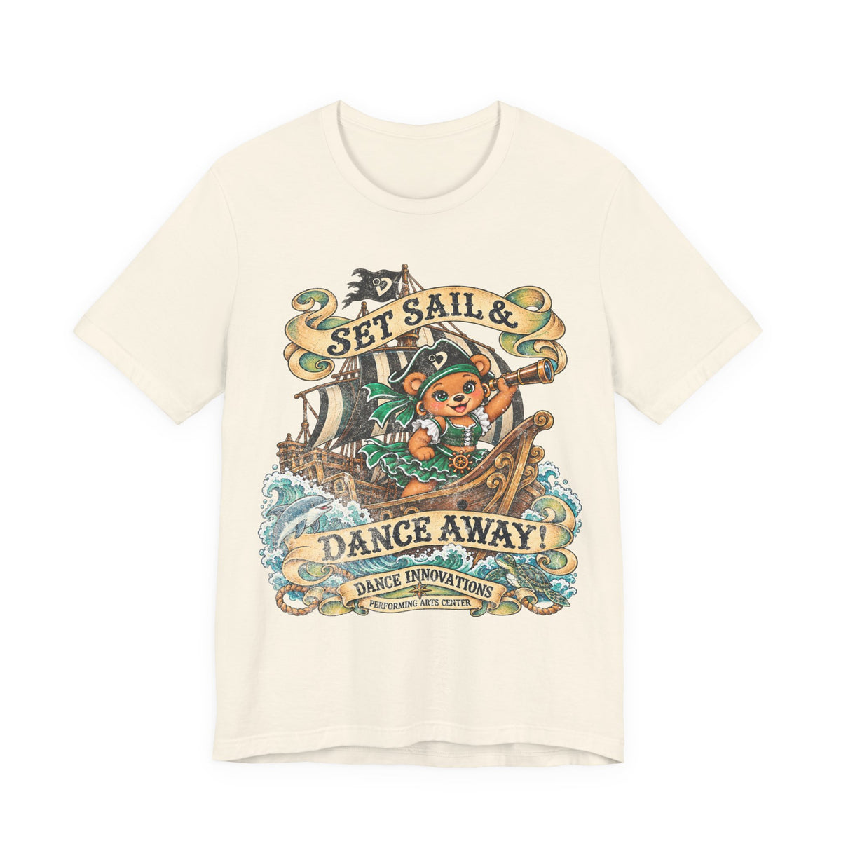 Adult Set Sail & Dance Away Graphic Tee