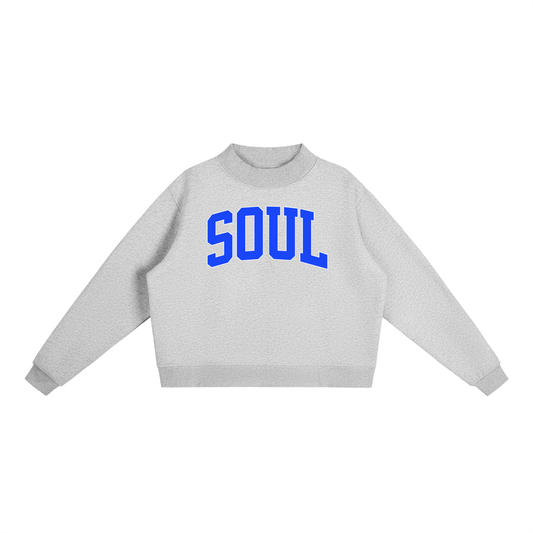 Adult Mock Neck Crewneck