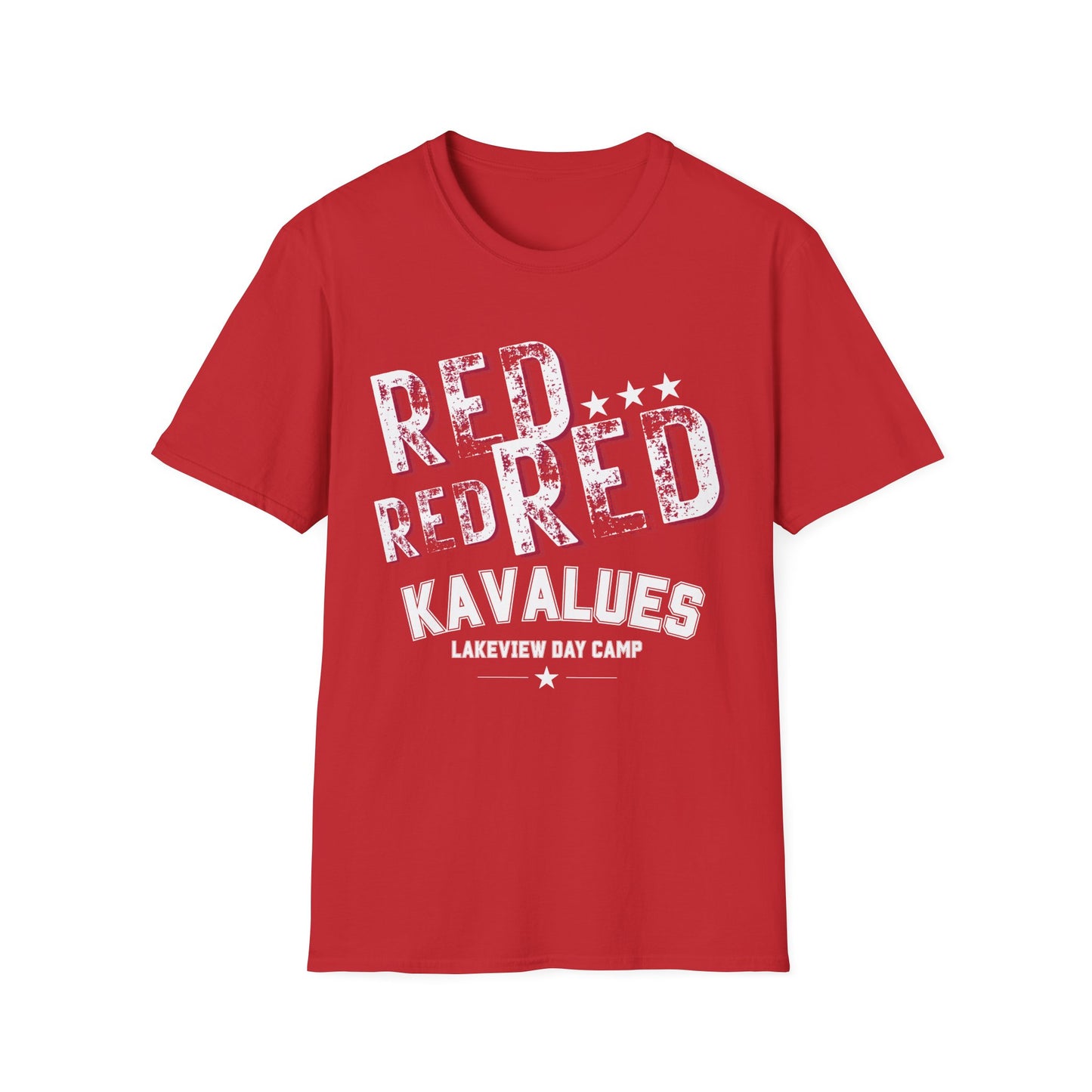Adult Red Color War Tee
