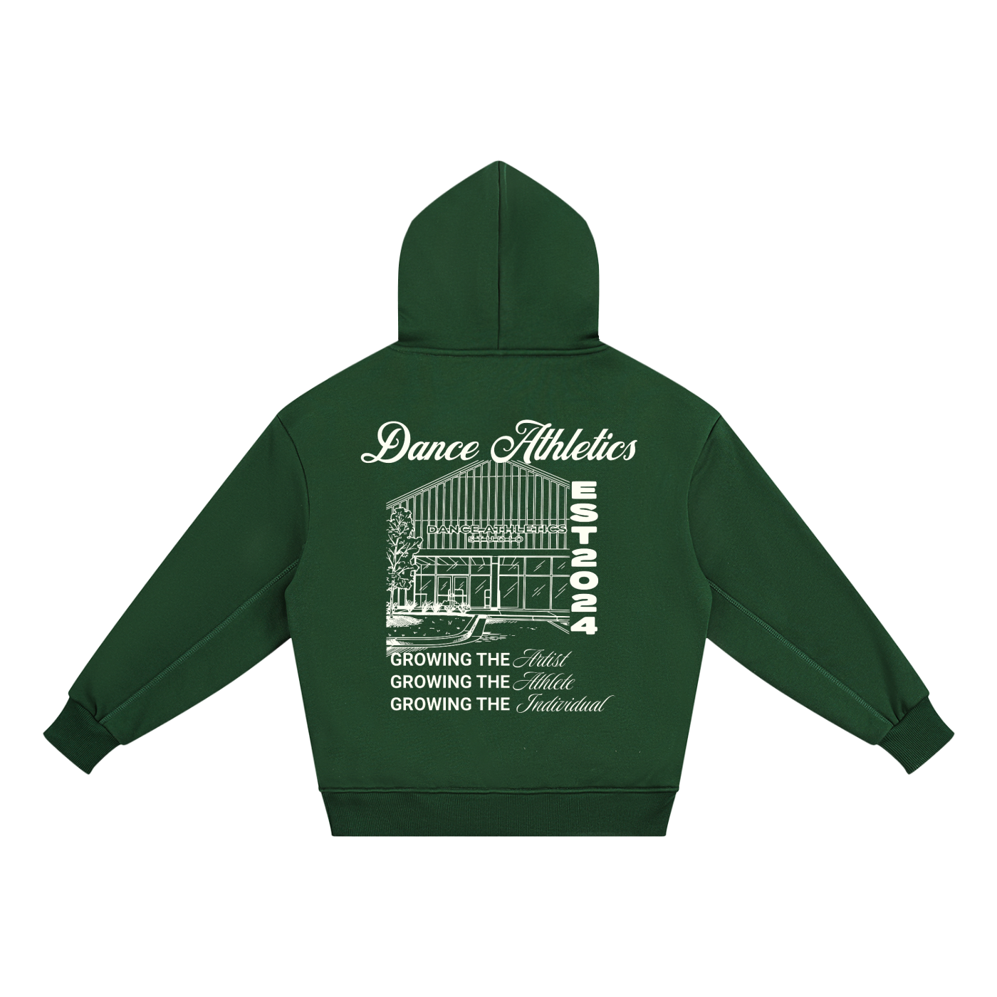 Youth DA Foundation Hoodie in Green