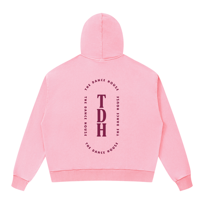 Adult Mineral Wash Boxy Full Zip Hoodie