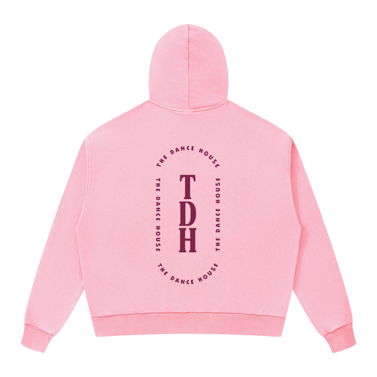 Adult Mineral Wash Boxy Full Zip Hoodie