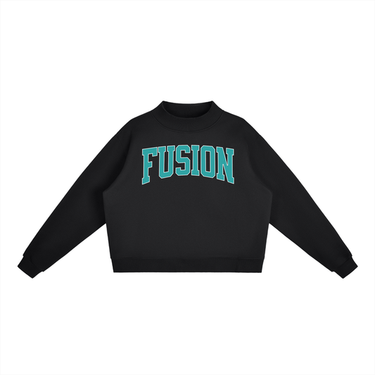Adult Mock Neck Crew