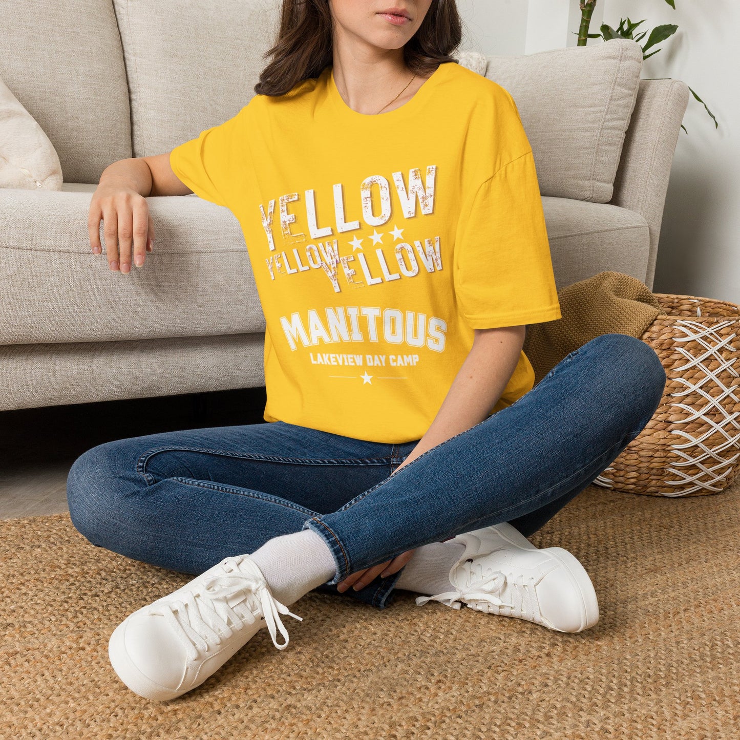 Adult Yellow Color War Tee