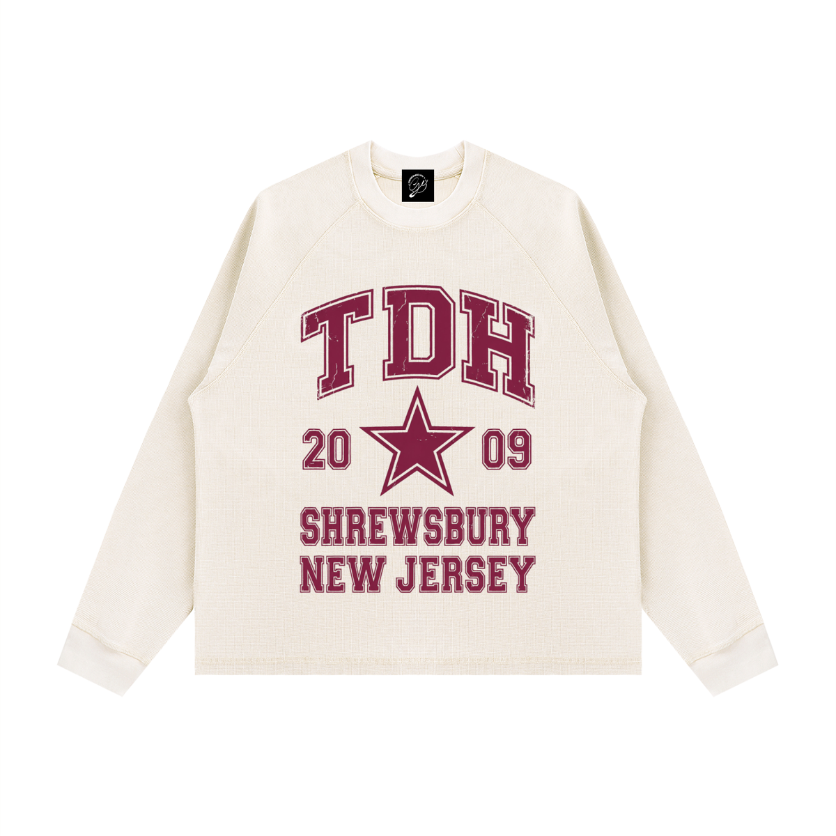 Adult Vintage Wash Boxy Waffle Longsleeve