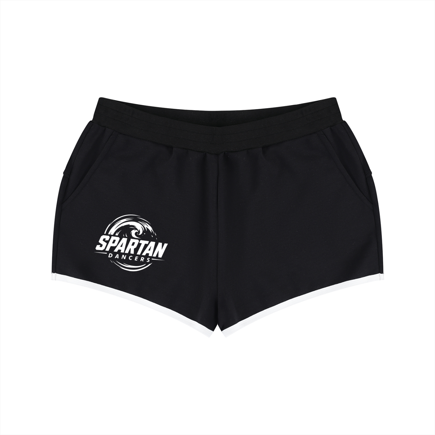 Women's Retro Contrast Binding Shorts
