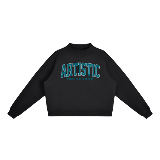 Adult Mock Neck Crewneck