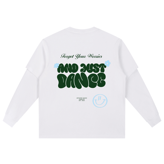 Adult Layered Just Dance Long Sleeve Tee