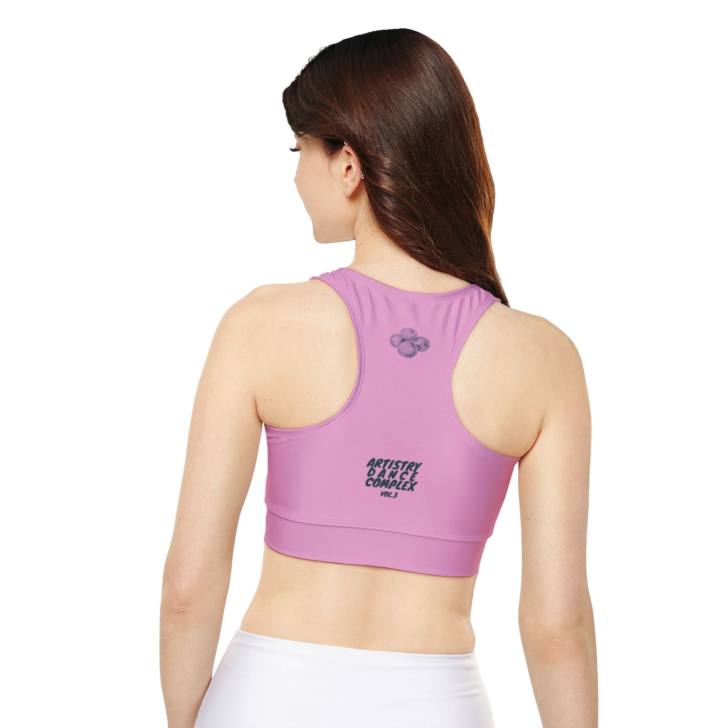 Adult Disco Sports Bra (Pink)