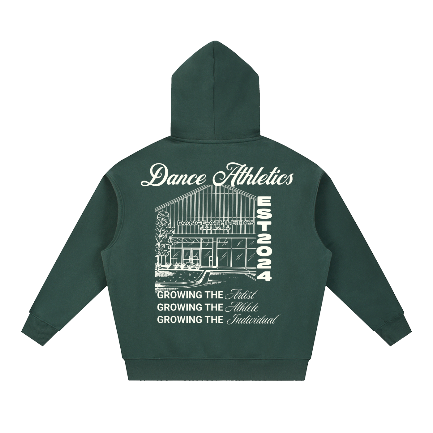 Adult DA Foundation Hoodie in Green