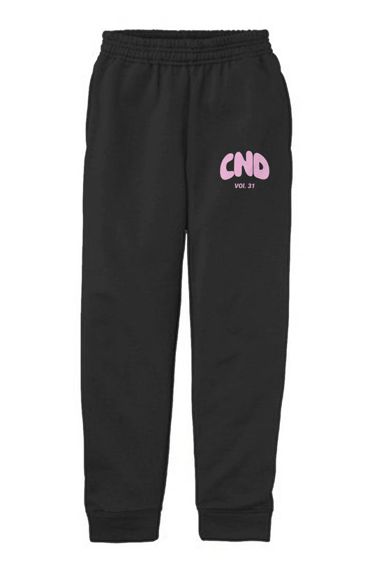 Youth White Fox Joggers