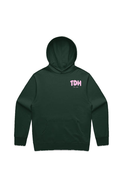 Adult White Fox Relaxed Hoodie