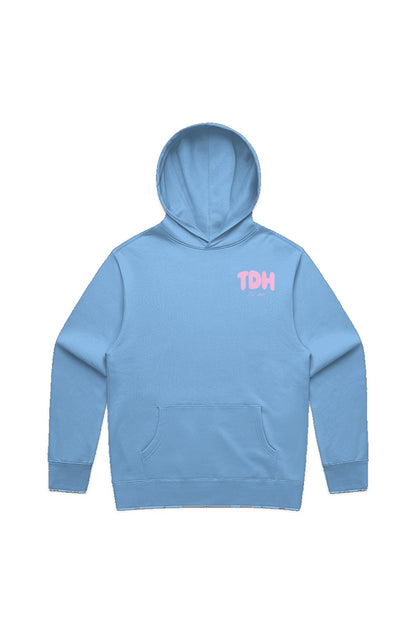 Adult White Fox Relaxed Hoodie