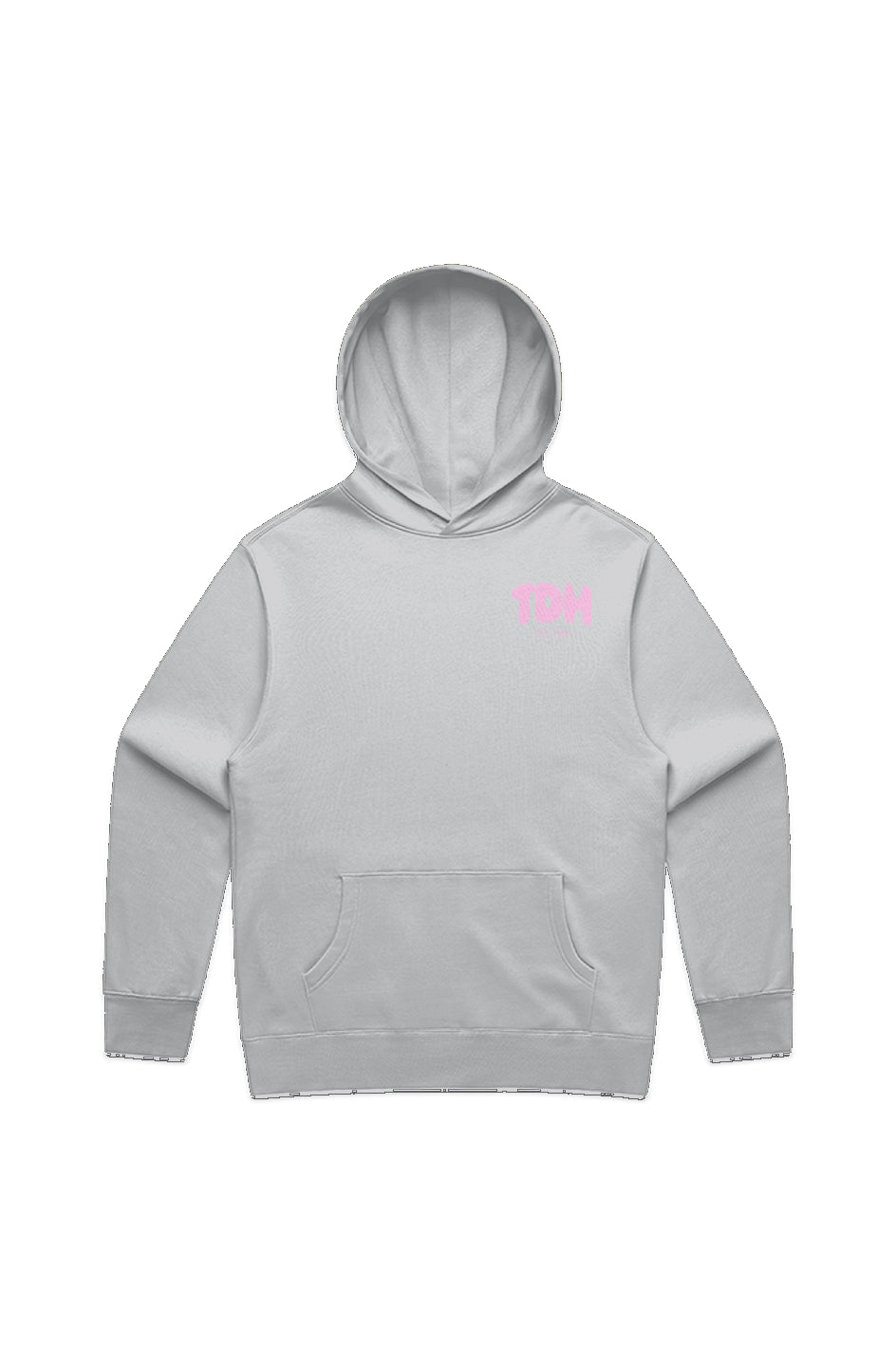 Adult White Fox Relaxed Hoodie
