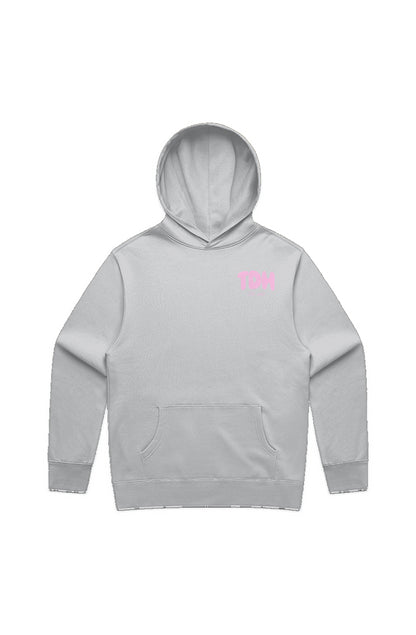 Adult White Fox Relaxed Hoodie