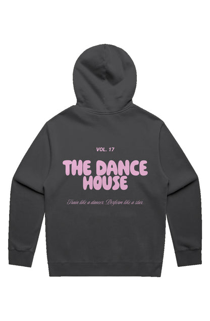 Adult White Fox Faded Hoodie