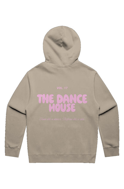 Adult White Fox Faded Hoodie
