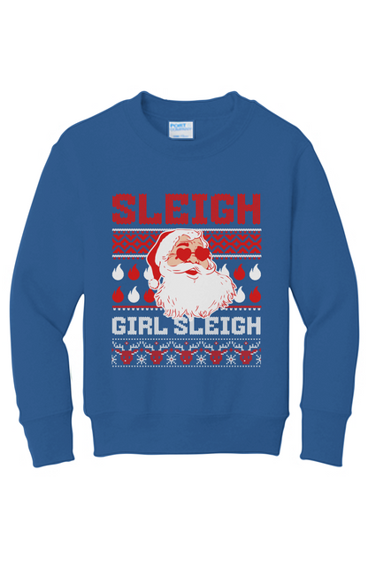 Youth Sassy Claus Crewneck