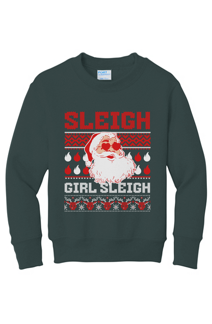 Youth Sassy Claus Crewneck