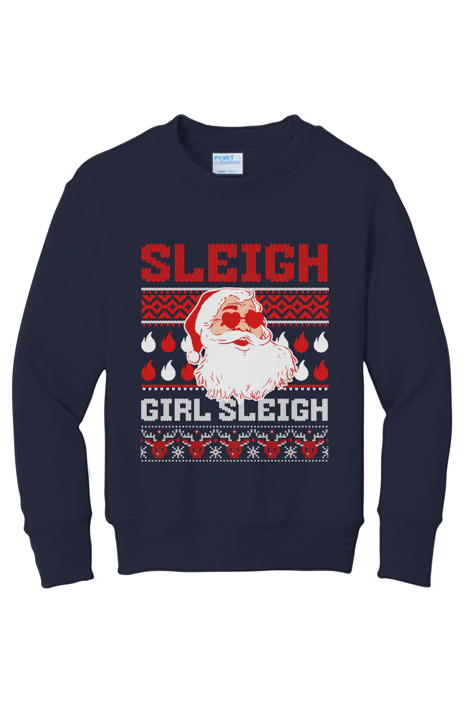 Youth Sassy Claus Crewneck