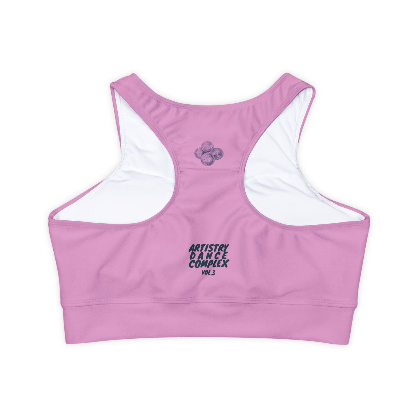 Adult Disco Sports Bra (Pink)