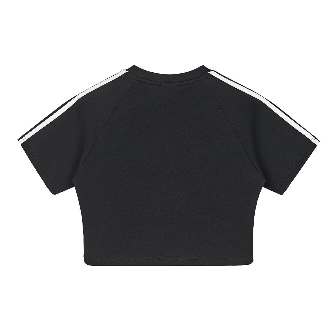 Adult Cropped Tee in Black