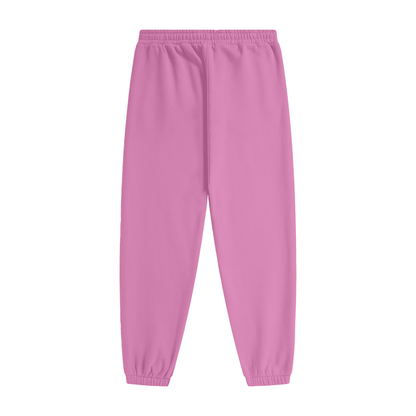 Adult White Fox Inspired Joggers in Pink
