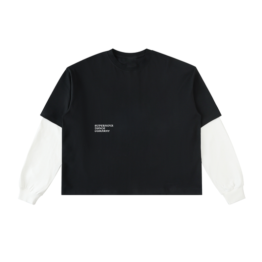 Adult "Be Your Brightest" Layered Contrast Long Sleeve